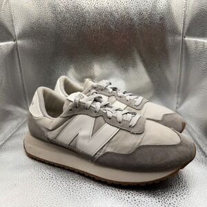 Size M10.5/W12 New Balance 237 Marblehead Gum Gray Unisex Athletic Shoes WS237NM